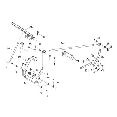 heli forklift cpcd30 Accelerator pedal