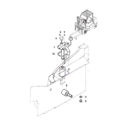 heli forklift hydraulic oil tank