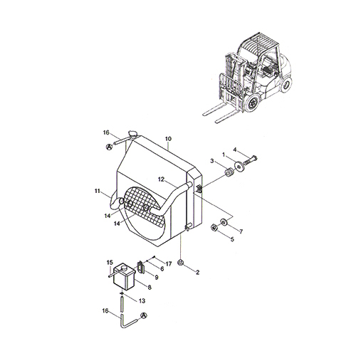 radiator for heli