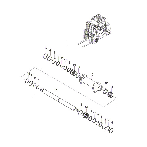 heli forklift steering cylinder