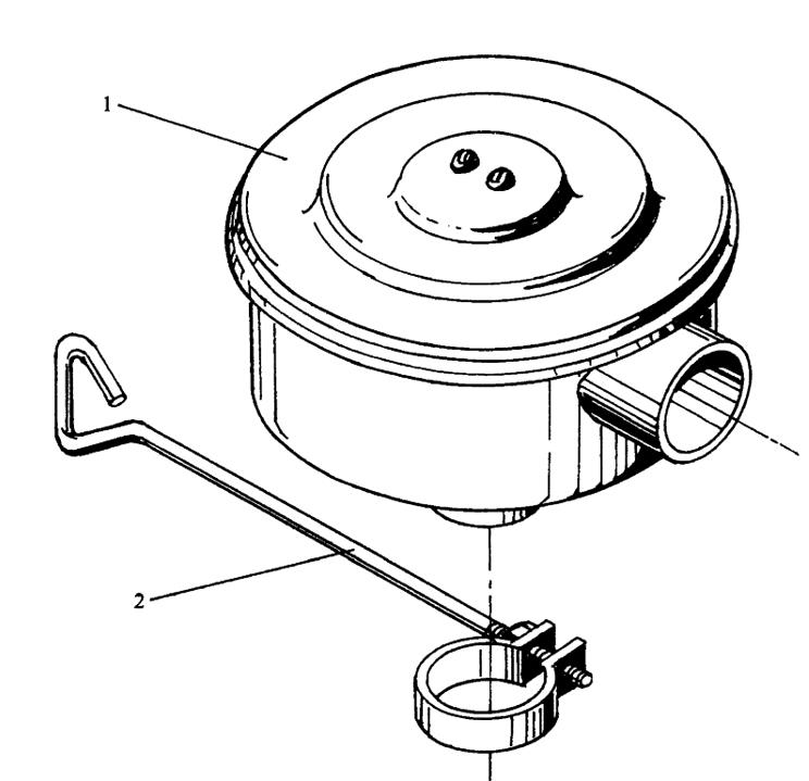 YTO engine Air Cleaner Installation Assembly (Ⅲ)