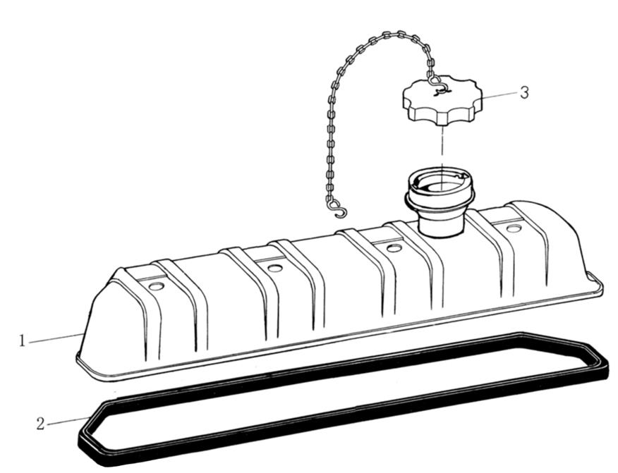 YTO engine Cylinder Head Hood Assembly