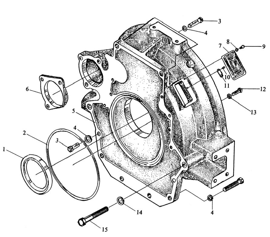 YTO engine Flywheel Housing Assembly (Ⅱ)