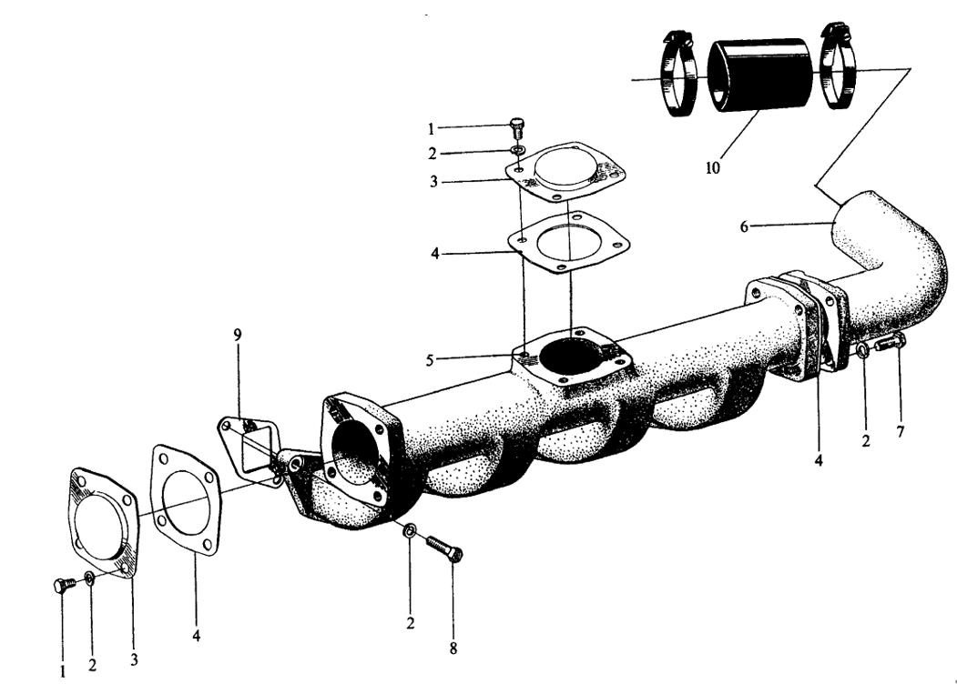 YTO engine Intake Tube Assembly (Ⅱ)