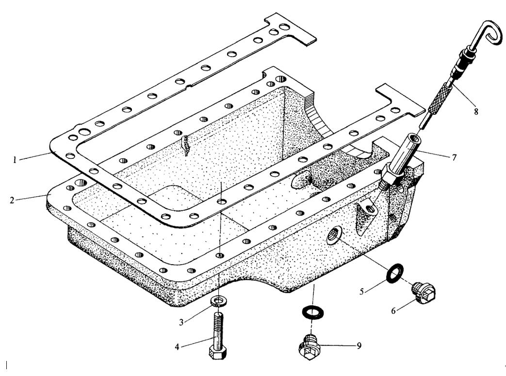 YTO engine Sump Assembly (Ⅱ)