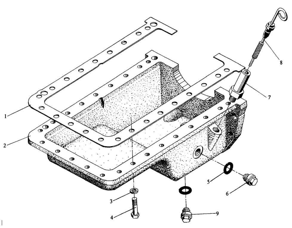 YTO engine Sump Assembly (Ⅲ)